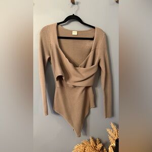 Abercrombie and Fitch Wrap Bodysuit XL